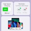Anker PowerLine III Flow USB-C with Lightning Connector - Purple, 1.8m - Thumbnail Image 5