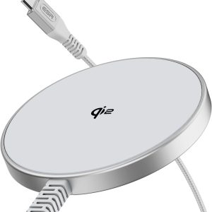 ESR Halolock Qi2 Mini Wireless Charger 15W with MagSafe - Silver