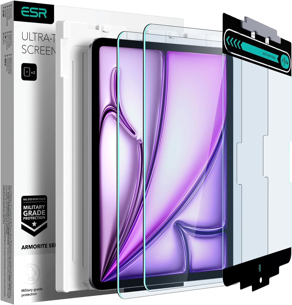ESR Armorite Screen Protector for iPad Air 13 Inch M2 2024 - 2 Pack