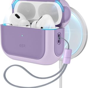 ESR Orbit Hybrid Case (HaloLock) Compatible with AirPods Pro (2023/22/19) - Purple