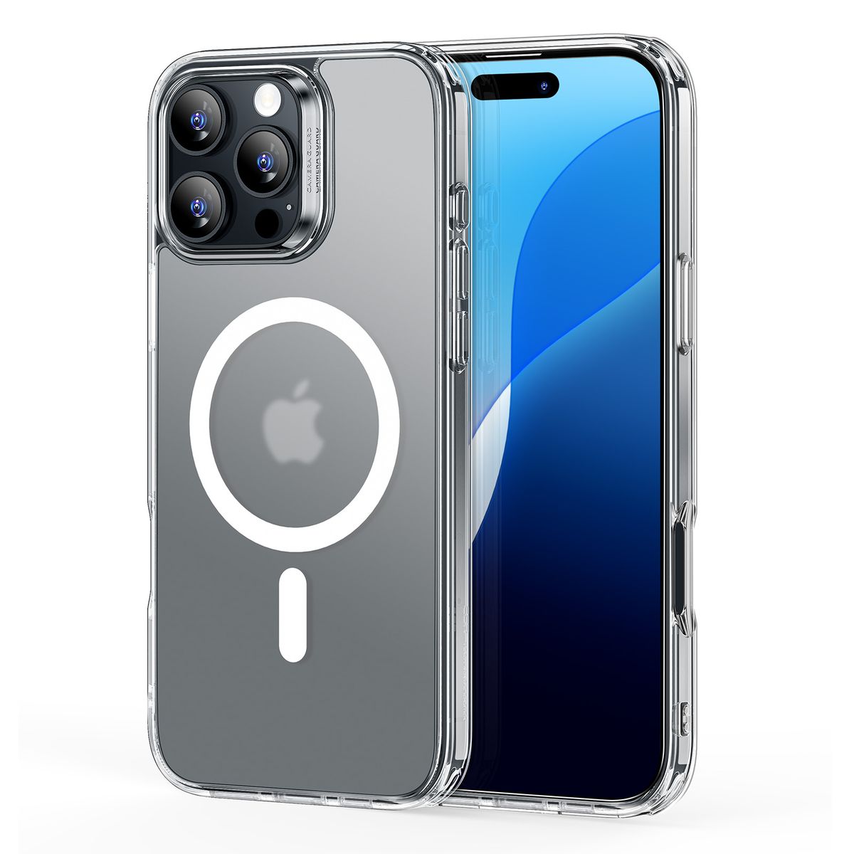 ESR Classic Hybrid MagSafe Cover for iPhone 16 Pro / 16 Pro Max (HaloLock) - Frosted Clear - iPhone 16 Pro Max