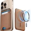 ESR Boost MagSafe Wallet Compatible with iPhone 16 / 15 / 14 / 13 / 12 Series - Caramel Brown - Thumbnail Image 1