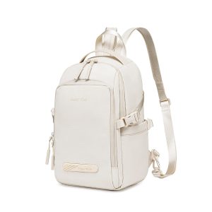 SuperFive Hybrid Momentum Satchel - Backpack and CrossBody - White