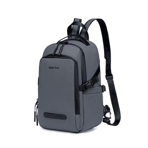 SuperFive Hybrid Momentum Satchel - Backpack and CrossBody - Grey