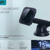 ESR Qi2 Dashboard/Windshield Wireless Car Charger (HaloLock) - Black - Thumbnail Image 12