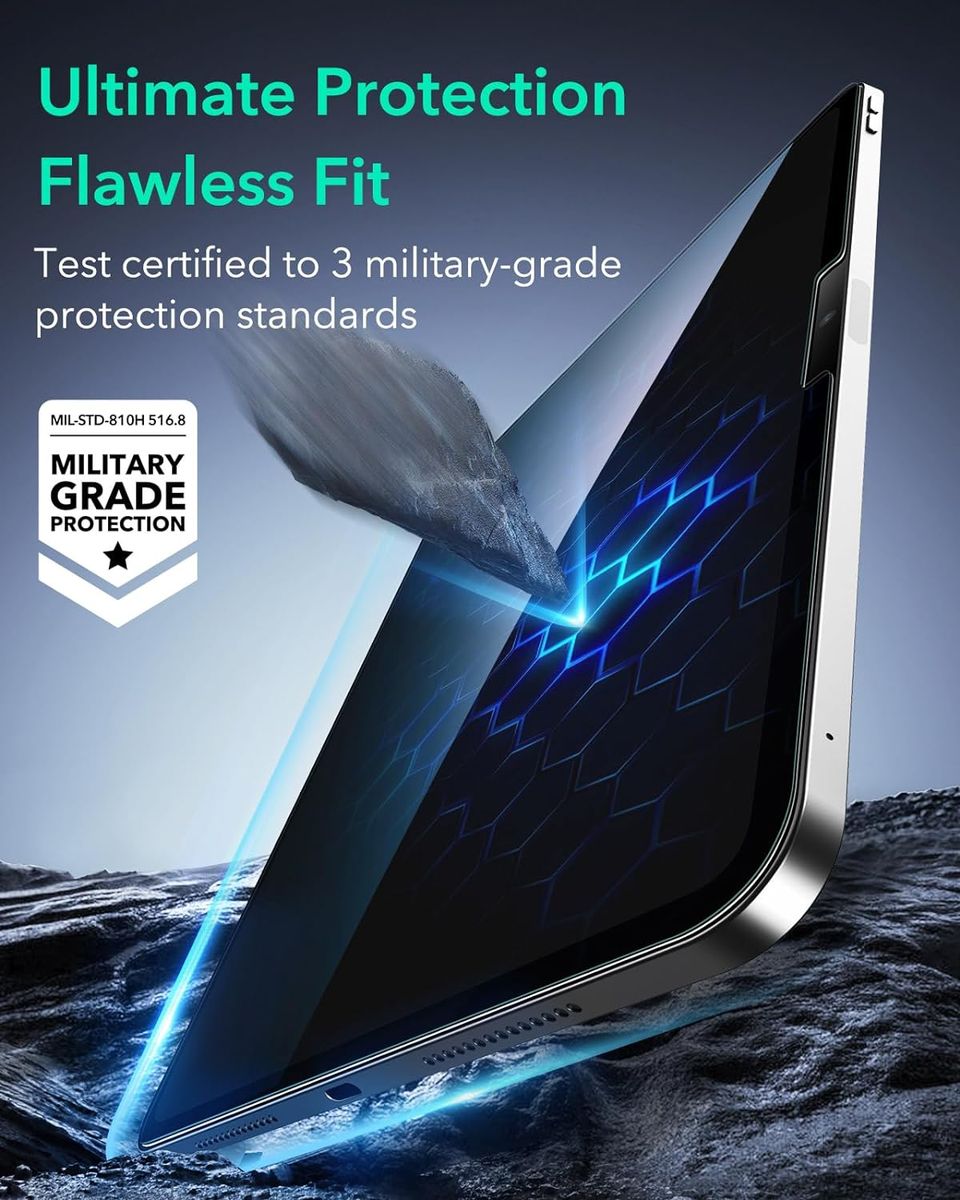 ESR Armorite Screen Protector for iPad Air 11 , Air 10.9, Pro 11 - 2 pack - Image 2
