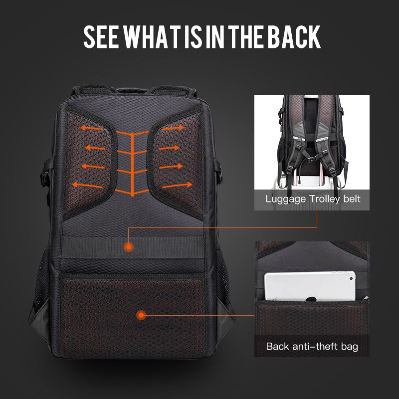 ArcticHunter Atlas Rugged All-Terrain Sports Backpack - Orange - Image 2