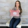 Travel Blanket and Pillow 2 in 1 - Premium Plush Fabric - Pink - Thumbnail Image 2