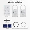 ESR HaloLock Universal Ring Silver/Black - 2 Pack - Thumbnail Image 2