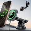 ESR Qi2 Dashboard/Windshield Wireless Car Charger (HaloLock) - Black - Thumbnail Image 3
