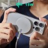 ESR Halolock Qi2 Mini Wireless Charger 15W with MagSafe - Silver - Thumbnail Image 3