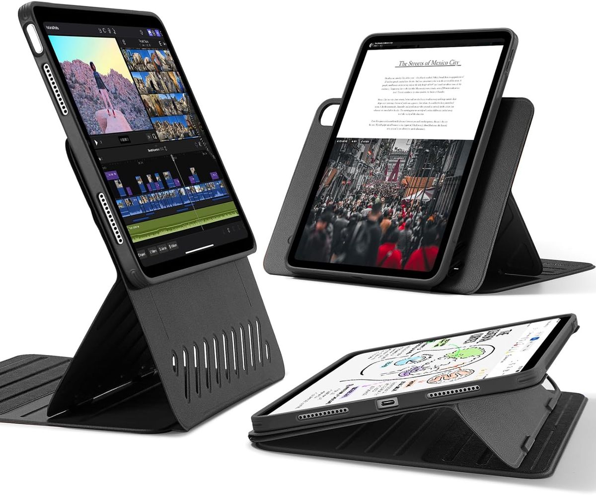 ESR Shift Magnetic Case - iPad Air 11 Inch(2024), iPad Air 6th/5th/4th Gen - Black - Image 2