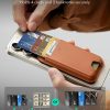 ESR Boost MagSafe Wallet Compatible with iPhone 16 / 15 / 14 / 13 / 12 Series - Caramel Brown - Thumbnail Image 3