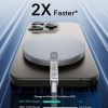 ESR Halolock Qi2 Mini Wireless Charger 15W with MagSafe - Silver - Thumbnail Image 4