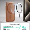 ESR Boost MagSafe Wallet Compatible with iPhone 16 / 15 / 14 / 13 / 12 Series - Caramel Brown - Thumbnail Image 4