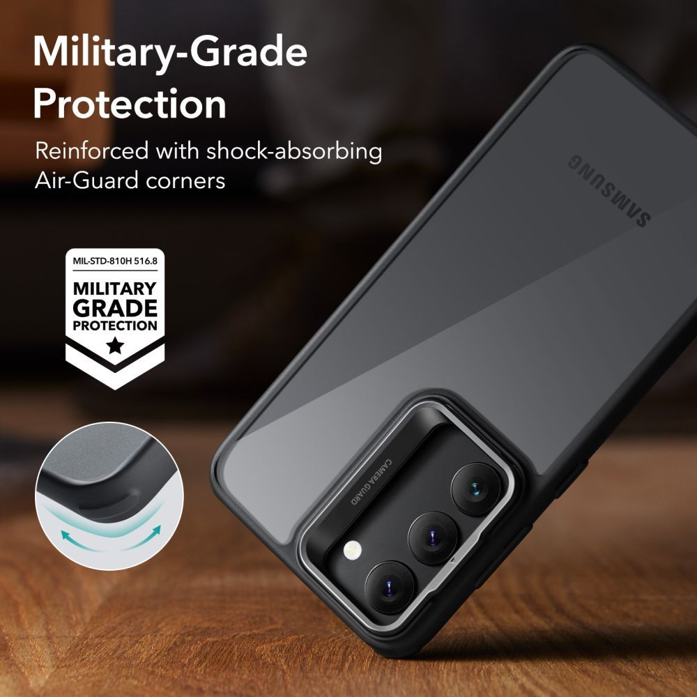 ESR Classic Kickstand Compatible with Galaxy S23/S23 Plus Case - ClearBlack - Samsung Galaxy S23 - Image 4
