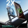 ESR Qi2 Wireless Adjustable Dashboard Car Charger - Black - Thumbnail Image 4