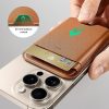 ESR Boost MagSafe Wallet Compatible with iPhone 16 / 15 / 14 / 13 / 12 Series - Caramel Brown - Thumbnail Image 5