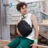 SuperFive Hybrid Momentum Satchel - Backpack and CrossBody - Black - Thumbnail Image 5