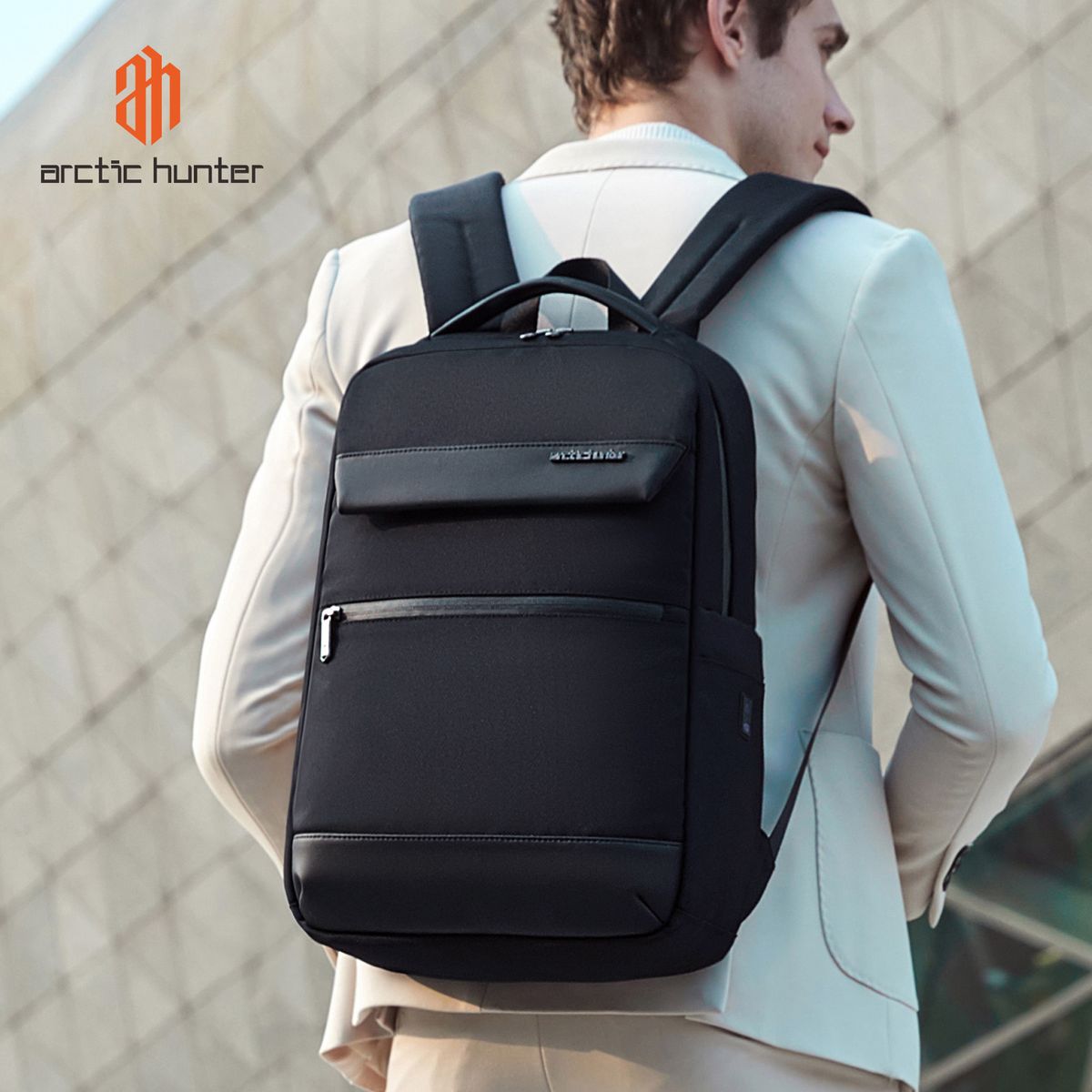 ArcticHunter Luna Laptop Bag - Black - Image 5