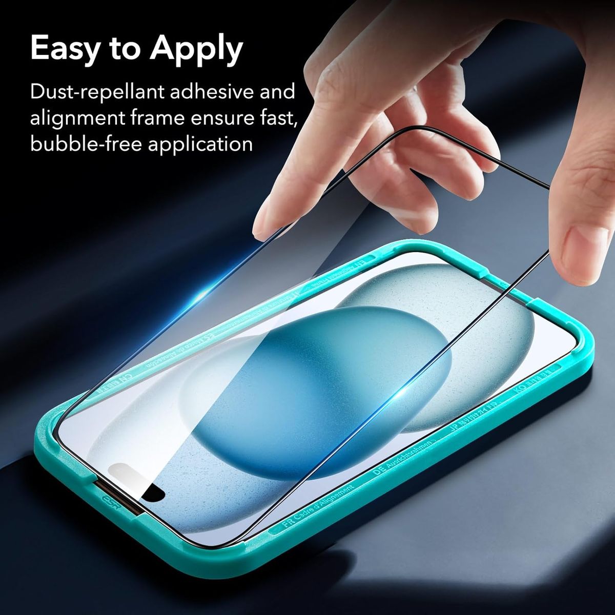 ESR Armorite Glass Screen Protector for iPhone 15 Plus - Image 5