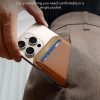 ESR Boost MagSafe Wallet Compatible with iPhone 16 / 15 / 14 / 13 / 12 Series - Caramel Brown - Thumbnail Image 6