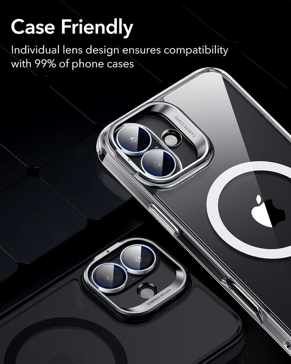 ESR Armorite Camera Lens Protector for iPhone 16/16 Plus Set - Image 6