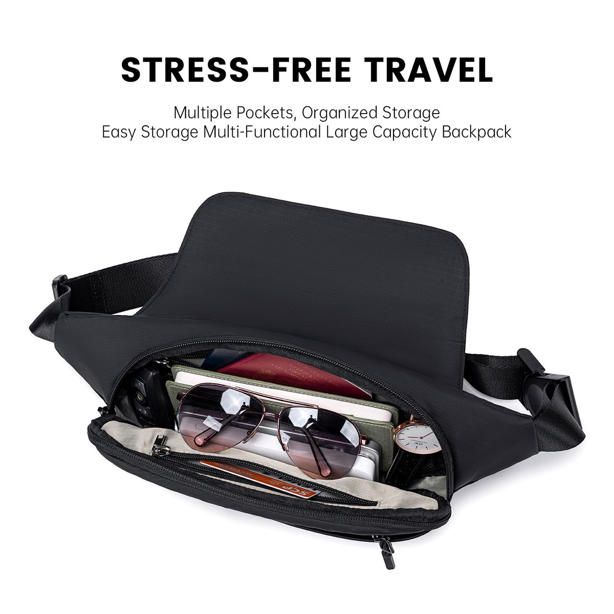 SuperFive Core Pack - Crossbody - Black - Image 7