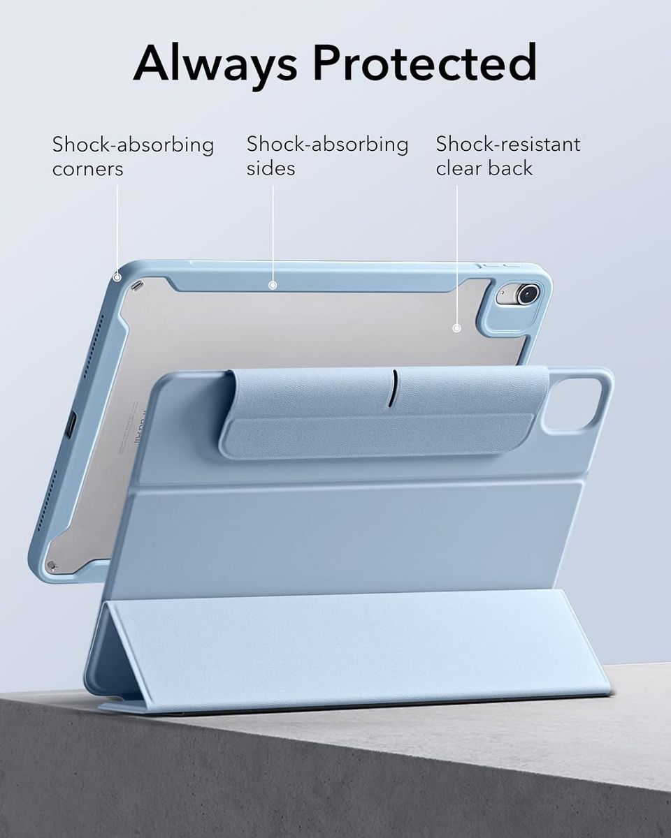 ESR Rebound Hybrid Case 360, for iPad Air 11 (2024), Air 10.9 (5th/4th Gen) - Blue - Image 7