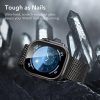 ESR Armorite Screen Protector Compatible with Apple Watch Ultra 2/1 - 2 Pack - Black - Thumbnail Image 9